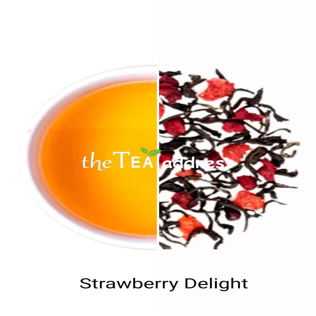 image of strawberry delight leaves and liquor