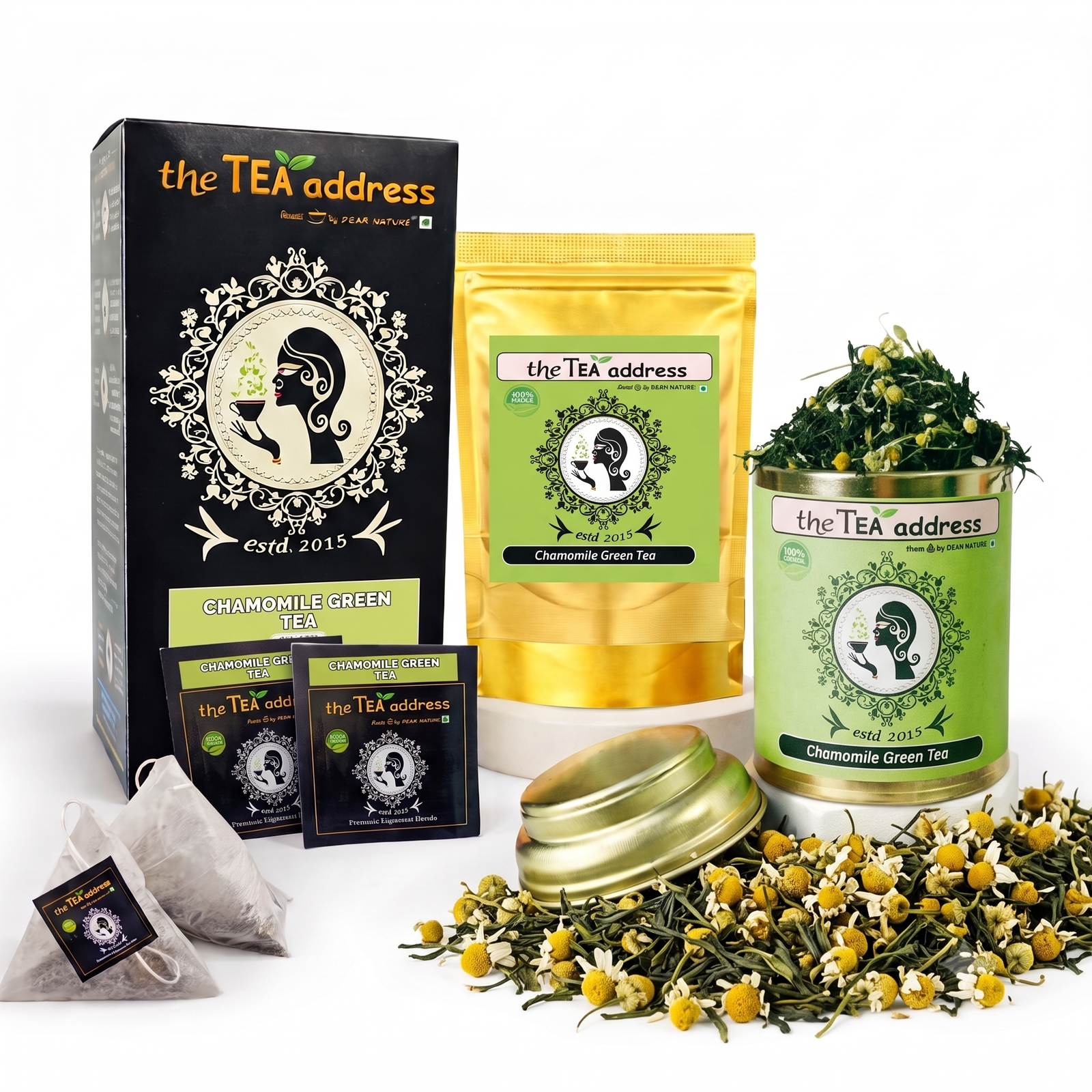 Chamomile green tea variants variants of chamomile green tea