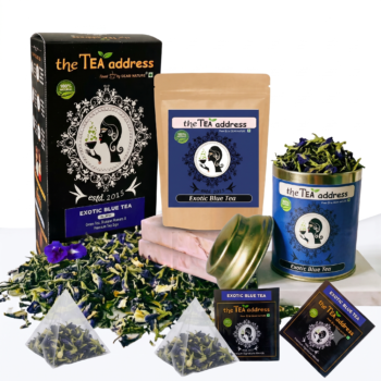 variants of exotic blue tea