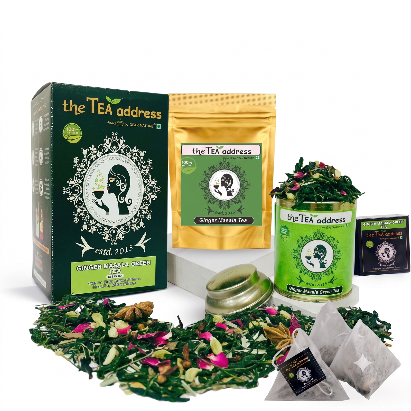 Ginger masala green tea variants variants of ginger masala green tea