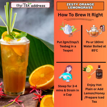 how to brew zesty orange lemongrass tea