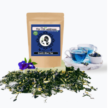 pouch of exotic green tea