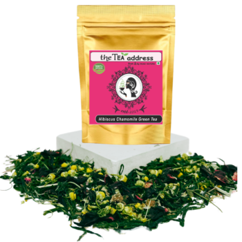 pouch of hibiscus chamomile