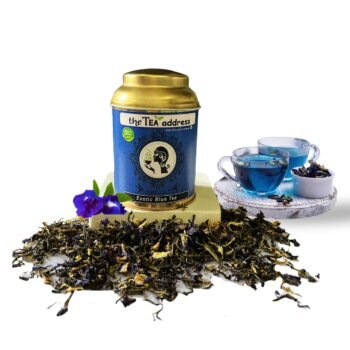 tin of exotic green tea