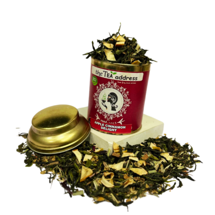 tin of apple cinnamon delight