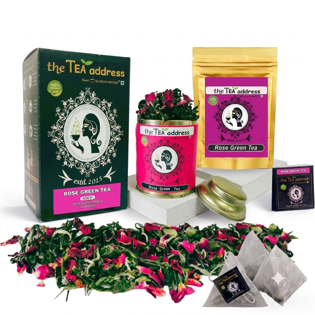 Rose green tea variants variants of rose green tea