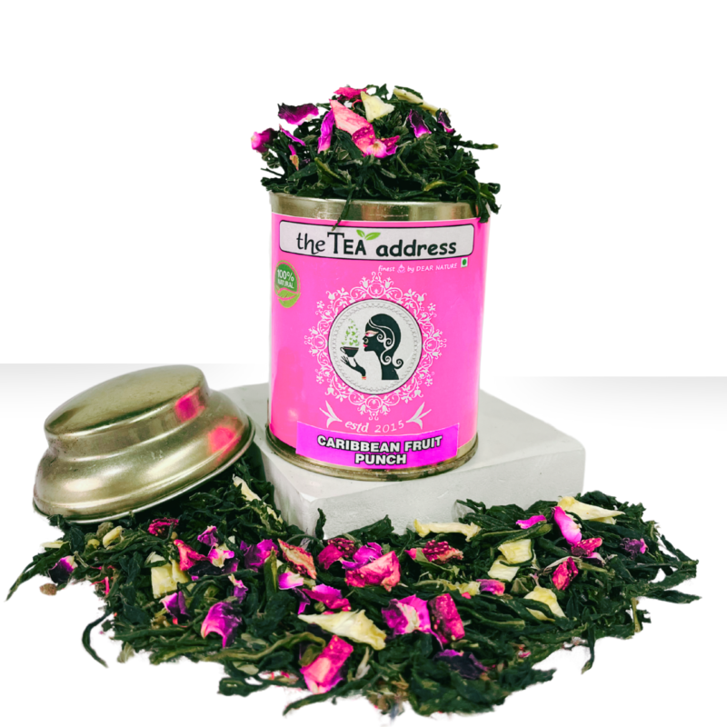 tin of carribean fruit punch