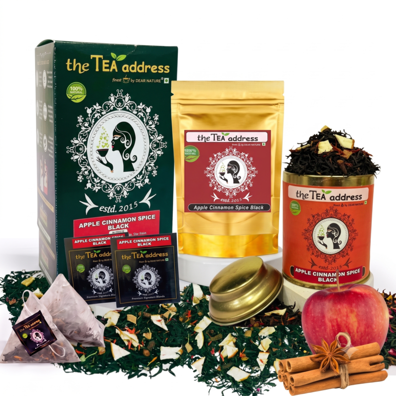variants of apple cinnamon spice black tea