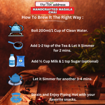 image of how to brew handcrafted kadak masala chai