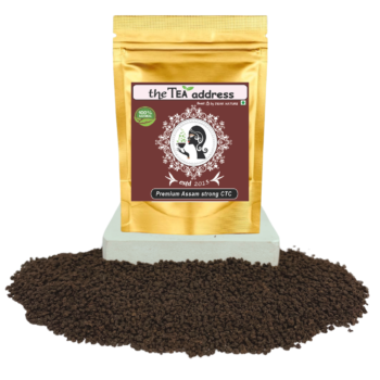 pouch of premium assam strong CTC tea