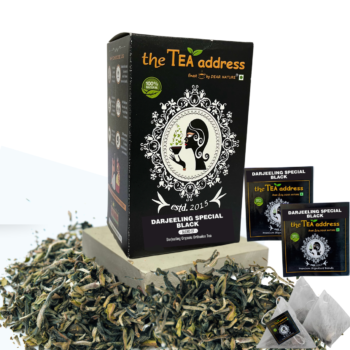 teabags of darjeeling special black