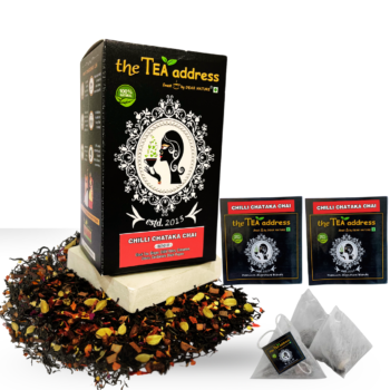 teabags of chilli chataka chai