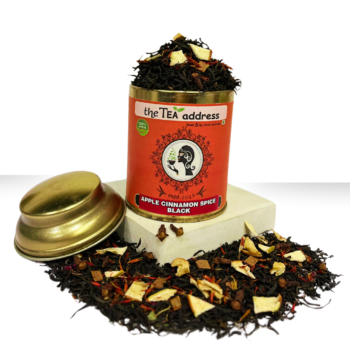 tin of apple cinnamon spice black tea