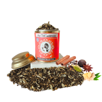 tin of handcrafted kadak masala chai