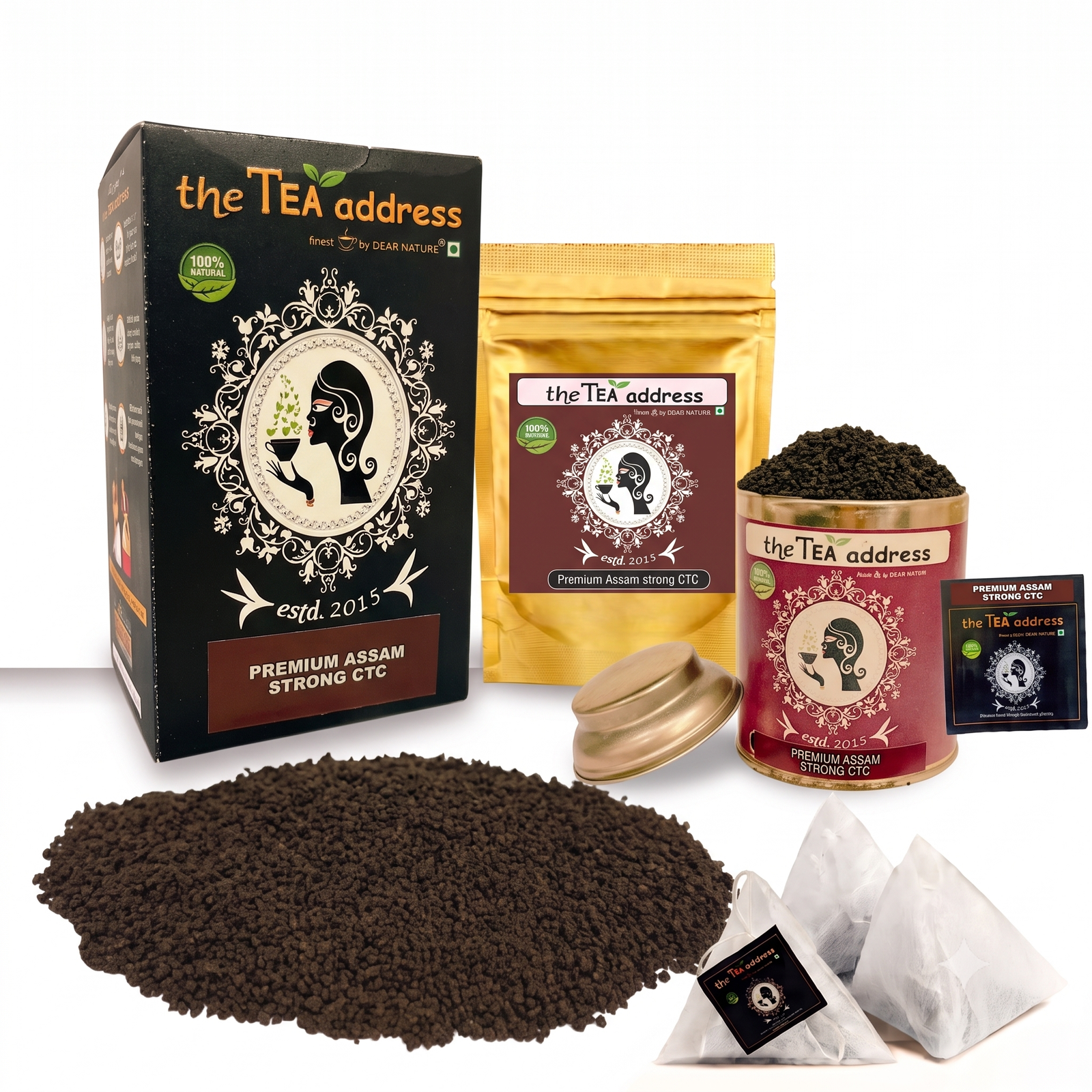 Premium assam strong CTC tea variants variants of premium assam strong CTC tea