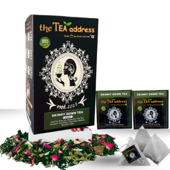 teabags of skinny down tea