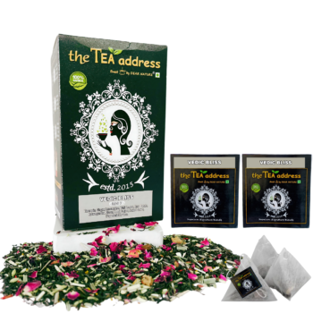 teabag of vedic bliss tea