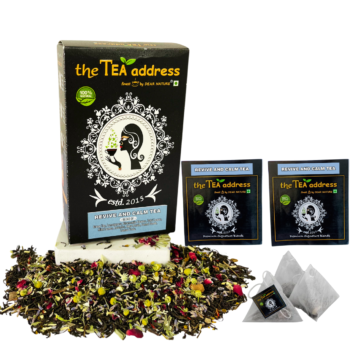 teabags image of revive and calm tea