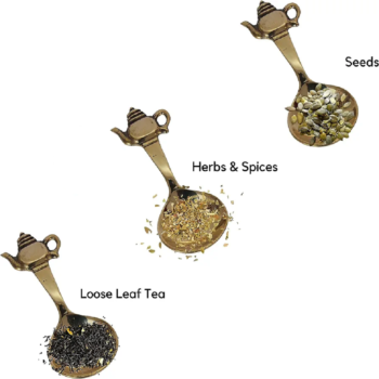 Decorative Brass Kettle Shaped Teaspoon - Image 3