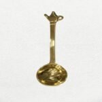 Decorative Brass Kettle Shaped Teaspoon