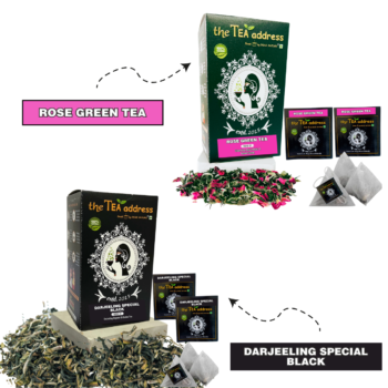 Eco-jutebag Gift Combo of Darjeeling Special Black & Rose Green Tea - Image 8