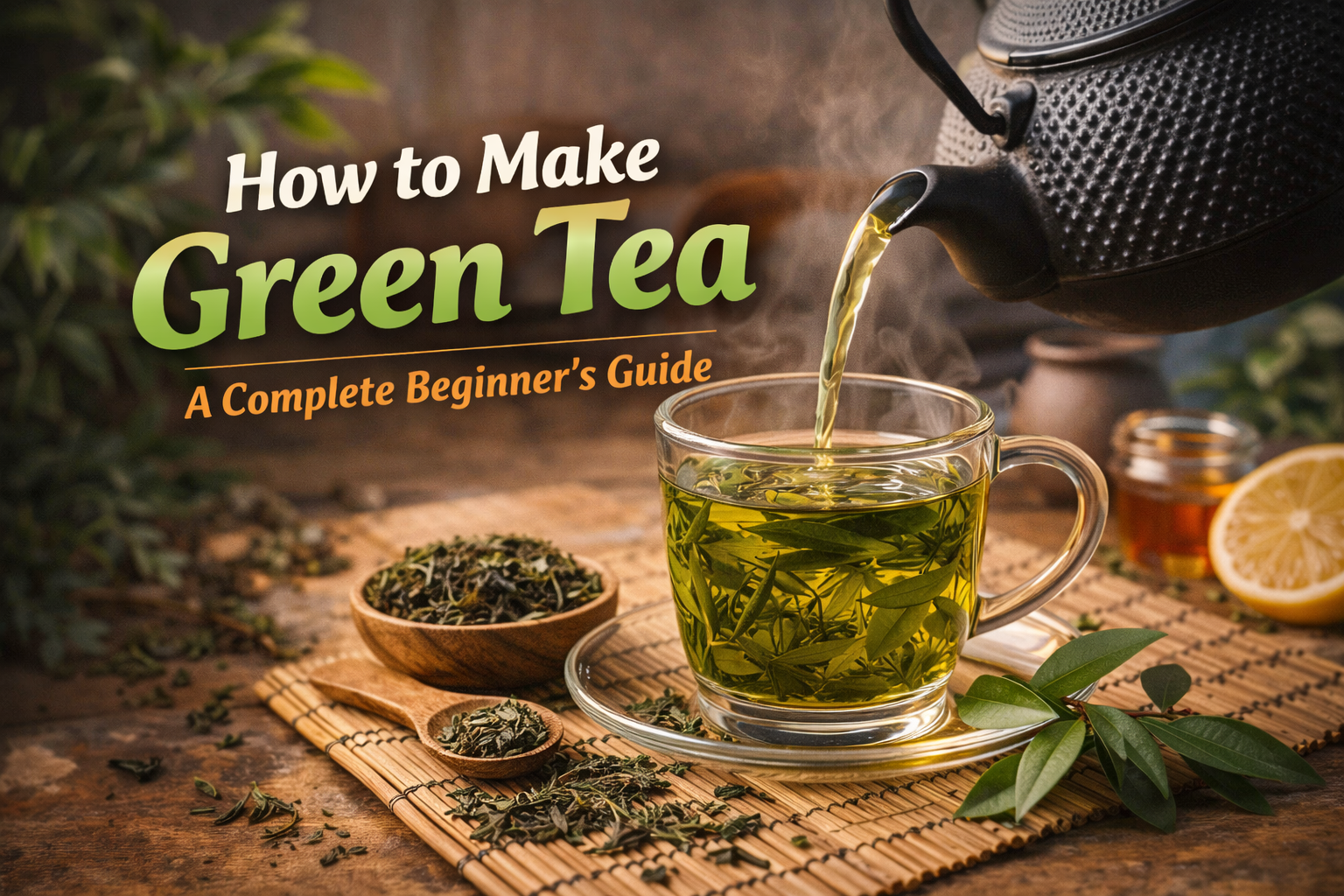 image of how to make green tea