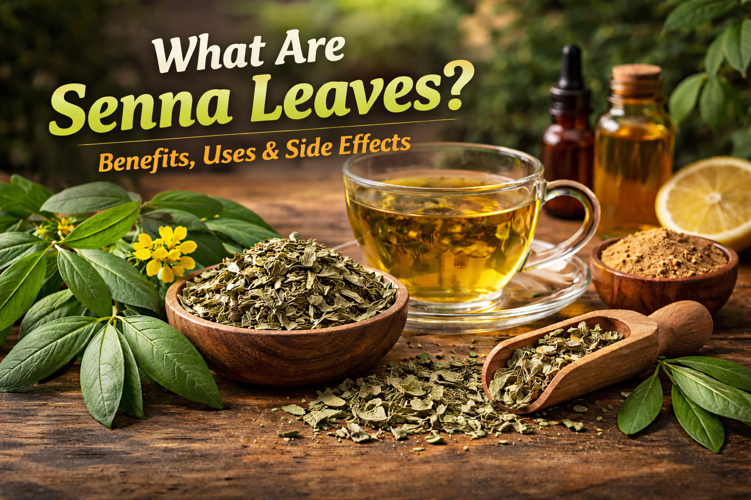 senna leaves image